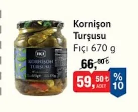 Fıçı Kornişon Turşusu 670 G