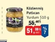 Yurdum Közlenmiş Patlıcan 510 G