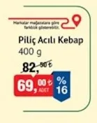 Piliç Acılı Kebap 400 G