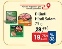 Dilimli Hindi Salam 75 G