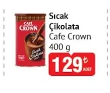 Cafe Crown Sıcak Çikolata 400 G