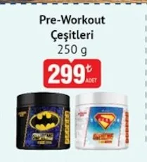 Pre-Workout Çeşitleri 250 G