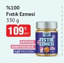%100 Fıstık Ezmesi 330 G
