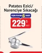Patates Ezici / Narenciye Sıkacağı