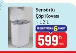 Sensörlü Çöp Kovası ~12 L