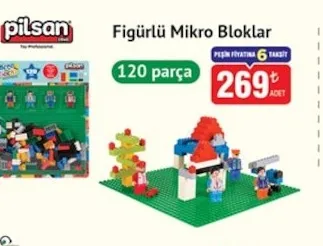 Figürlü Mikro Bloklar 120 Parça