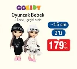 Oyuncak Bebek 2'Li ~15 Cm