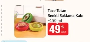 Taze Tutan Renkli Saklama Kabı ~150 Ml