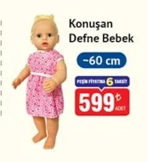 Konuşan Defne Bebek ~60 Cm