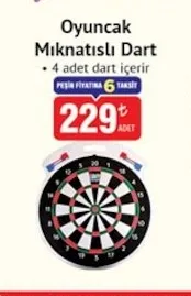 Oyuncak Mıknatıslı Dart 4 Adet Dart Içerir