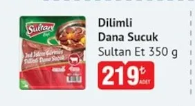 Dilimli Dana Sucuk Sultan Et 350 G