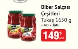 Biber Salçası Çeşitleri Tukaş 1650 G