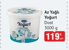 Az Yağlı Yoğurt Dost 3000 G