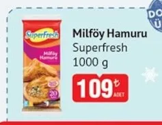 Milföy Hamuru Superfresh 1000 G