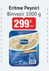 Eritme Peyniri Binvezir 1000 G