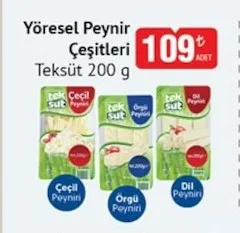 Yöresel Peynir Çeşitleri Teksüt 200 G