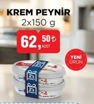 Krem Peynir 2X150 G