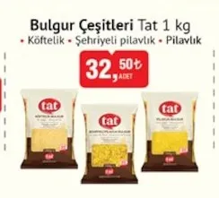 Bulgur Çeşitleri Tat 1 Kg