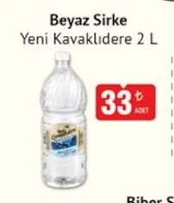 Beyaz Sirke Yeni Kavaklıdere 2 L