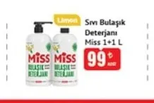 Miss Sıvı Bulaşık Deterjanı 1+1 L