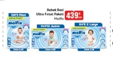 Molfix Bebek Bezi Ultra Fırsat Paketi
