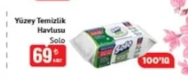 Solo Yüzey Temizlik Havlusu 100'Lü