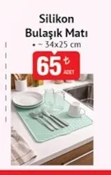 Silikon Bulaşık Matı 34X25 Cm