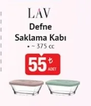 Lav Defne Saklama Kabı 375 Cc
