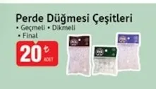Perde Düğmesi Çeşitleri
