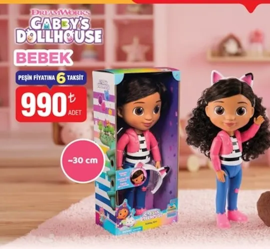 Dreamworks Gabby'S Dollhouse Bebek ~30 Cm