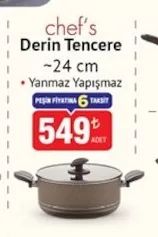 Chef'S Derin Tencere 24 Cm