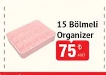 15 Bölmeli Organizer
