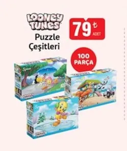 Looney Tunes Puzzle Çeşitleri 100 Parça