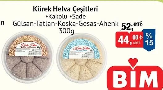 Gülşan-Tatlan-Koska-Gesas-Ahenk Kürek Helva Çeşitleri 300G