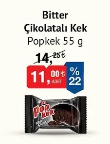 Bitter Çikolatalı Kek Popkek 55 G