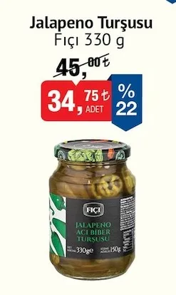 Fıçı Jalapeno Turşusu 330 G