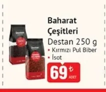 Destan Baharat Çeşitleri 250 G