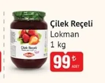 Lokman Çilek Reçeli 1 Kg