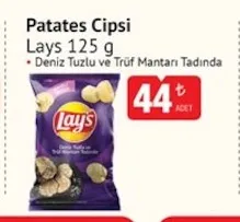 Lays Patates Cipsi 125 G Deniz Tuzlu Ve Trüf Mantarı Tadında