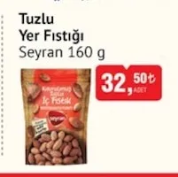Seyran Tuzlu Yer Fıstığı 160 G