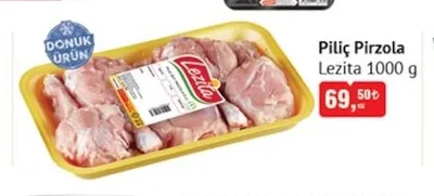 Piliç Pirzola Lezita 1000 G