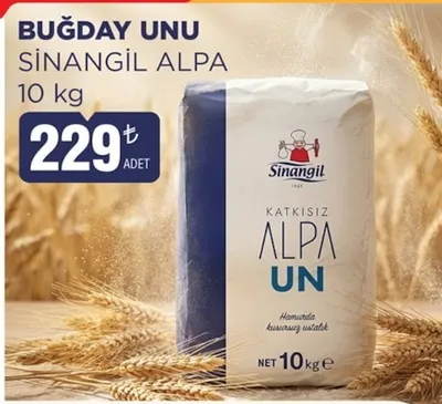 Sinangil Alpa Buğday Unu 10 Kg