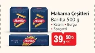 Barilla Makarna Çeşitleri 500 G