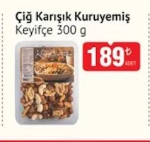 Keyifçe Çiğ Karışık Kuruyemiş 300 G