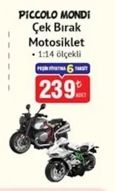 Piccolo Mondi Çek Bırak Motosiklet