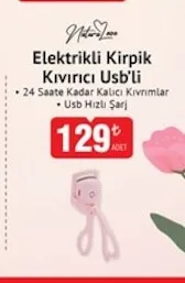 Nature Love Elektrikli Kirpik Kıvırıcı Usb'Li