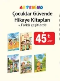 Artenino Çocuklar Güvende Hikaye Kitapları