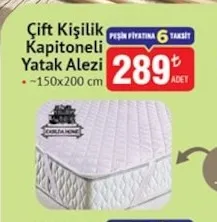 Çift Kişilik Kapitoneli Yatak Alezi