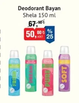 Sheila Deodorant Bayan 150 Ml