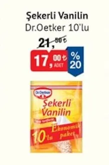 Dr.Oetker Şekerli Vanilin 10'Lu